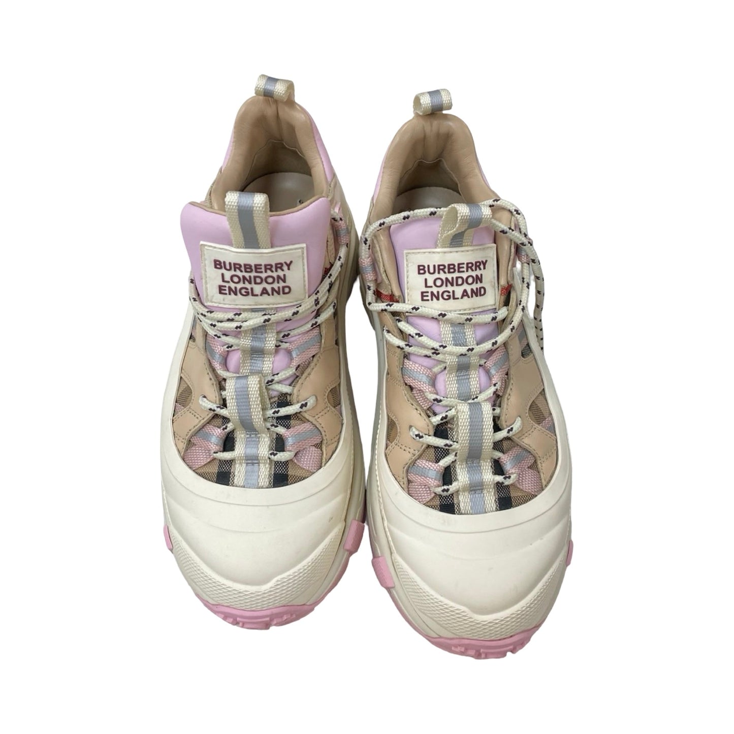 Shoes Luxury Designer By Burberry In Multi, Size: EUR 37