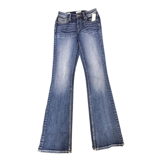 Jeans Boot Cut By Vigoss In Blue, Size:4