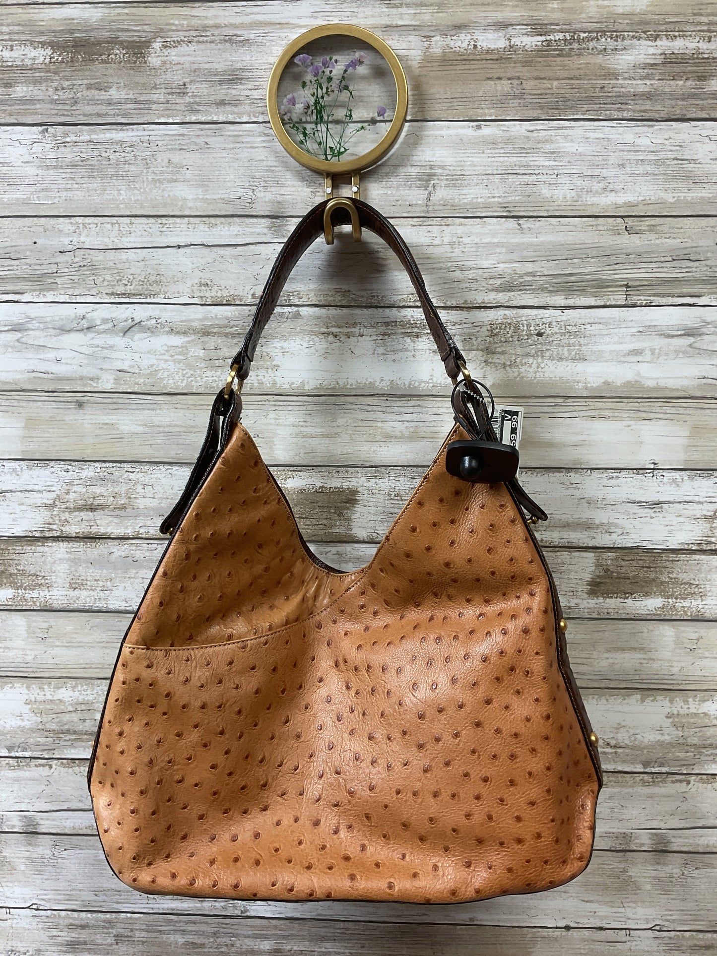 Handbag Designer By Brahmin In Brown, Size:Medium