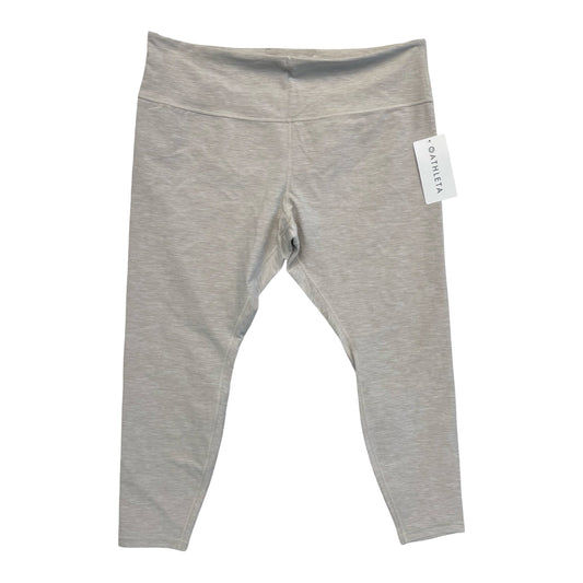 Athletic Leggings By Athleta In Cream, Size:2X