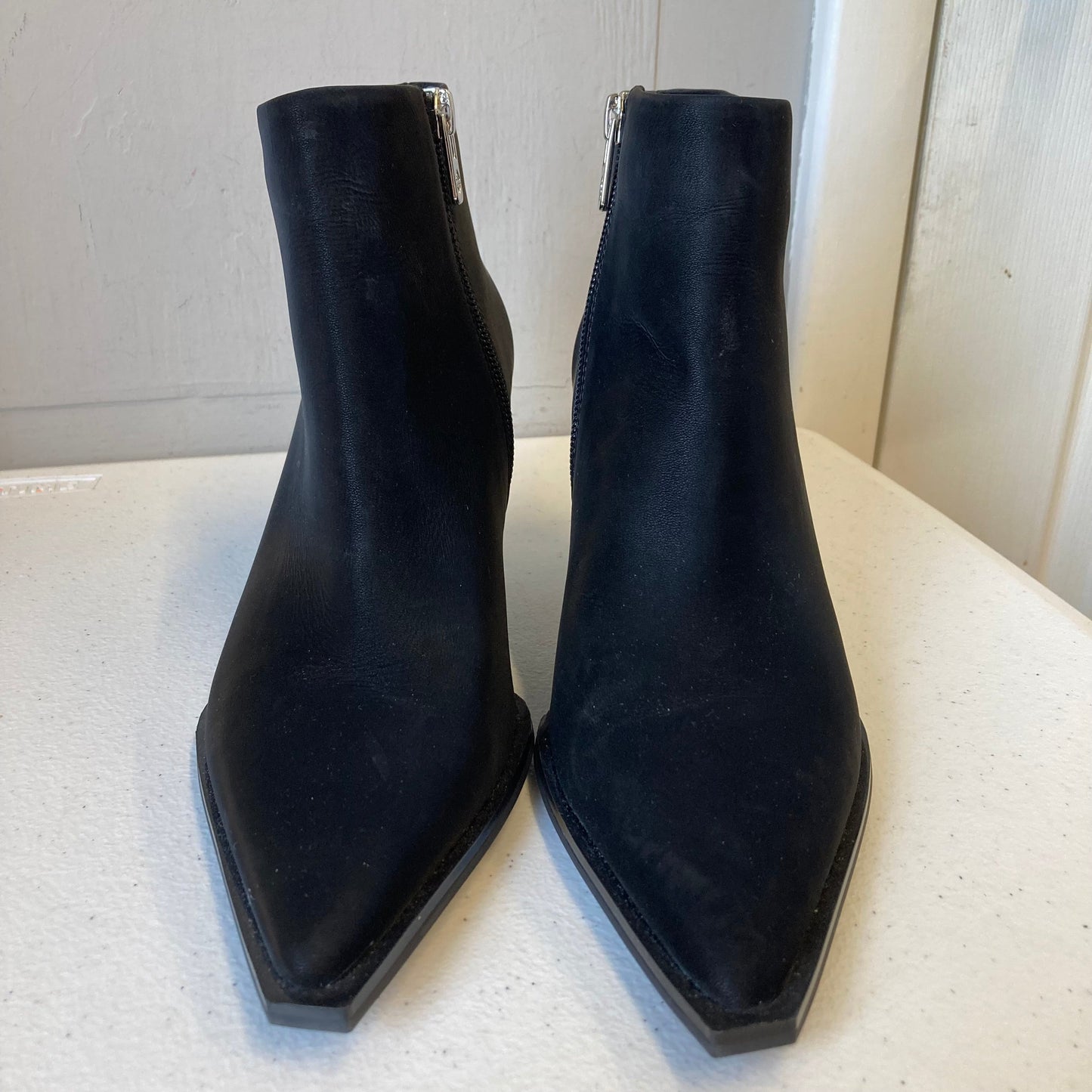 Boots Ankle Heels By Antonio Melani In Black, Size:6
