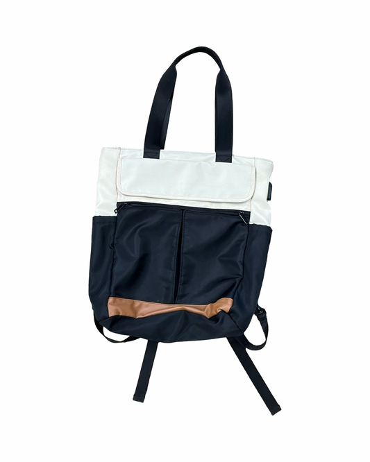 Backpack By Clothes Mentor In Brown & Orange, Size:Large