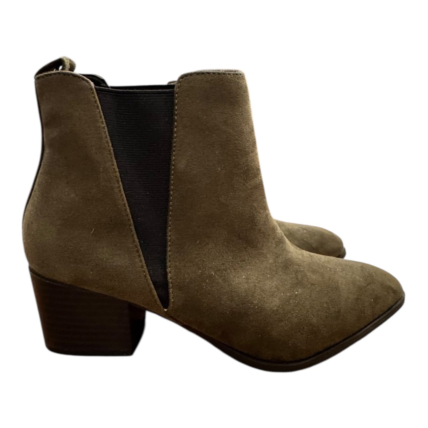 Boots Ankle Heels By Charlotte Russe In Green, Size:9