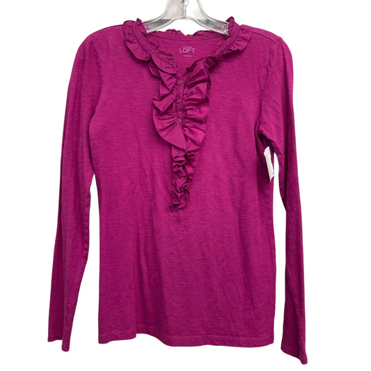 Top Ls By Loft In Purple, Size:S