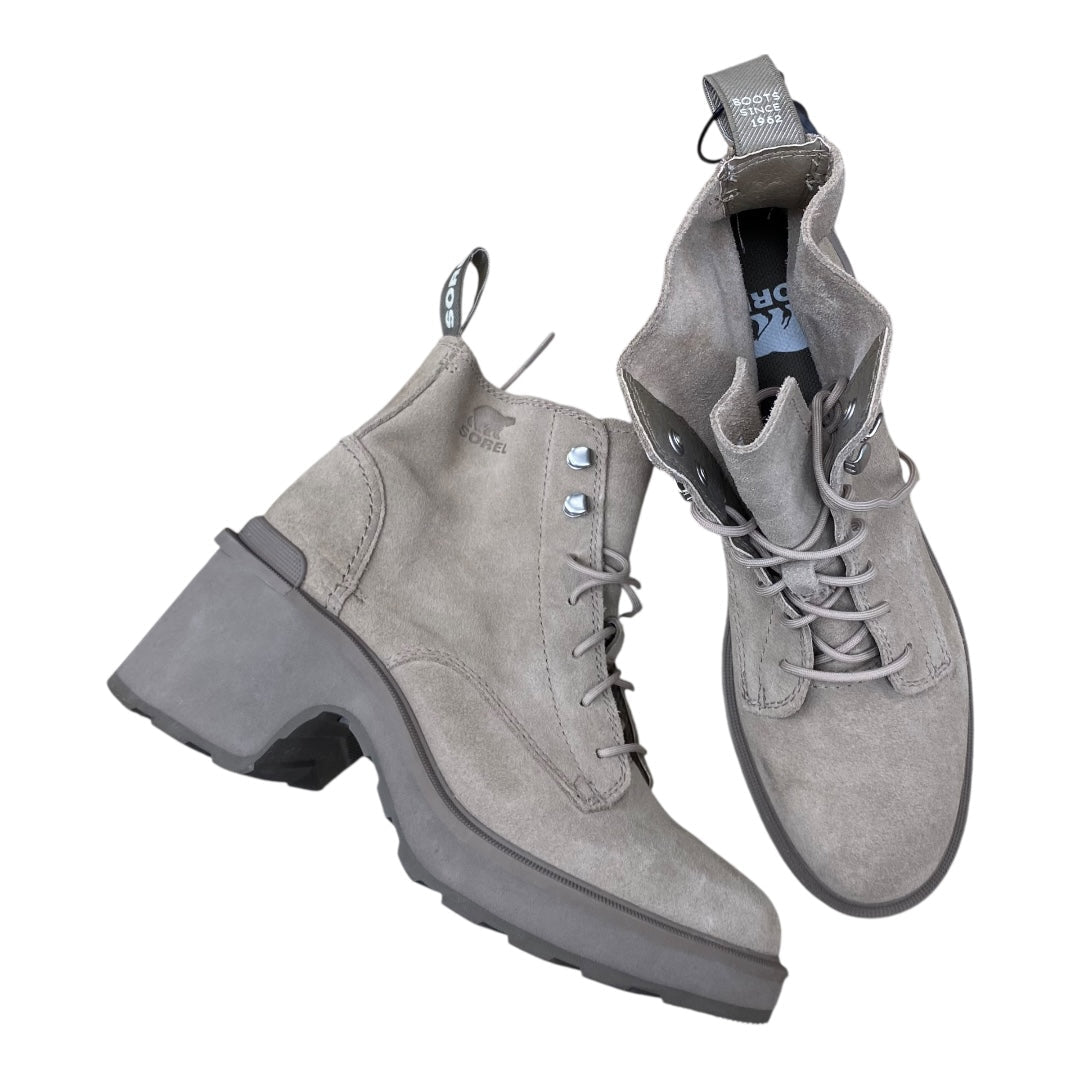 Boots Designer By Sorel In Taupe, Size:7