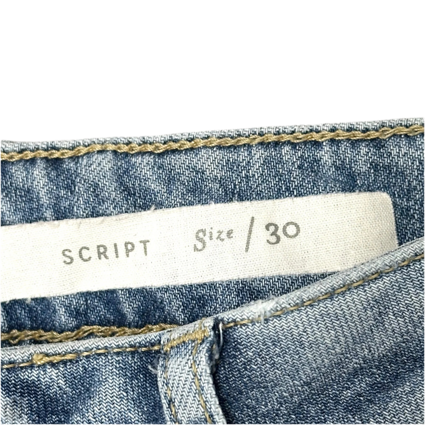 Jeans Straight By Pilcro In Blue Denim, Size: 10