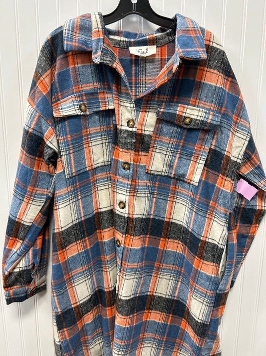 Dress Casual Maxi By Easel In Plaid Pattern, Size:1X