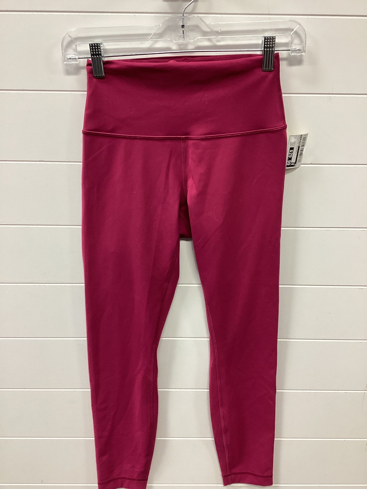 Athletic Leggings By Lululemon In Pink, Size:4