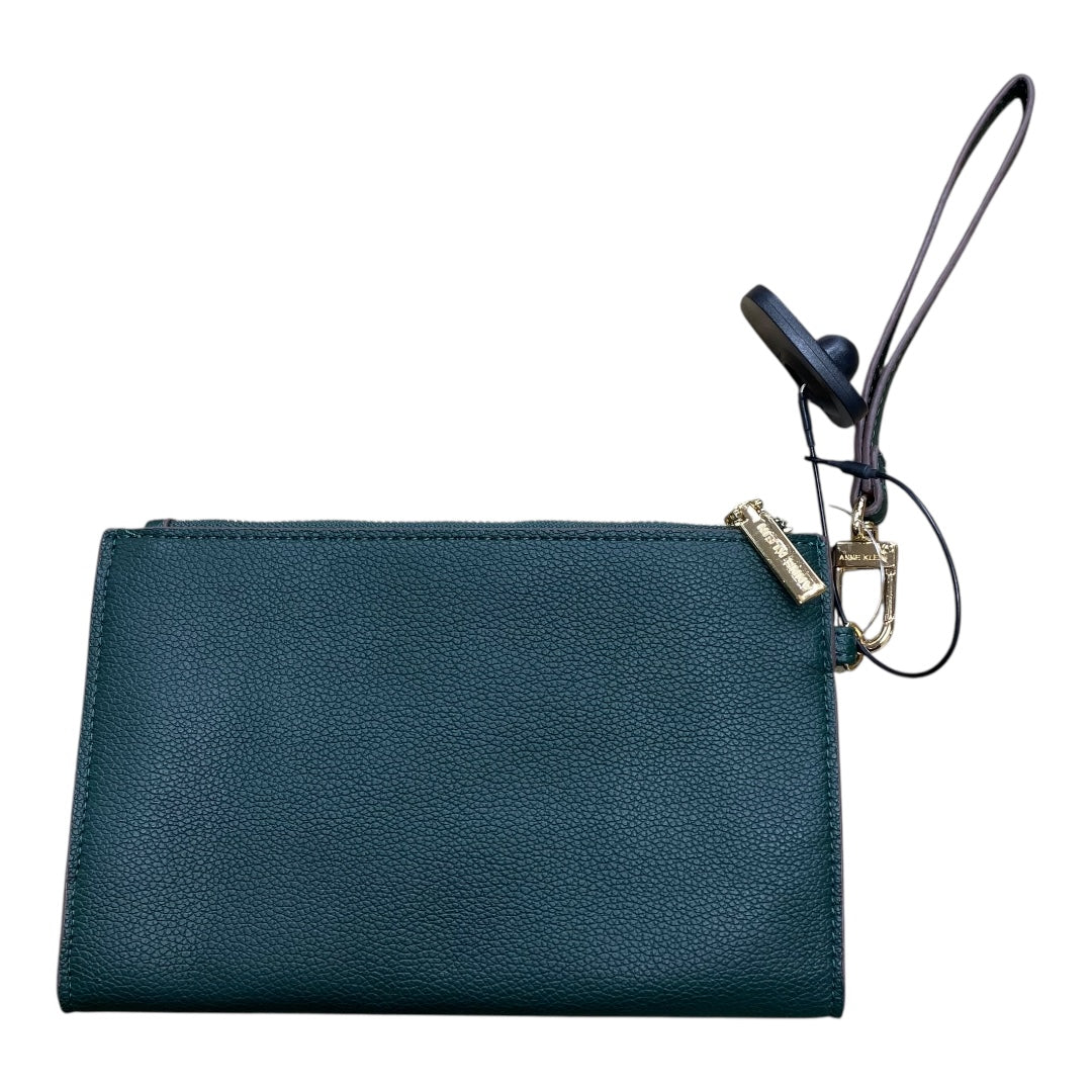 Wristlet By Anne Klein In Green, Size:Medium