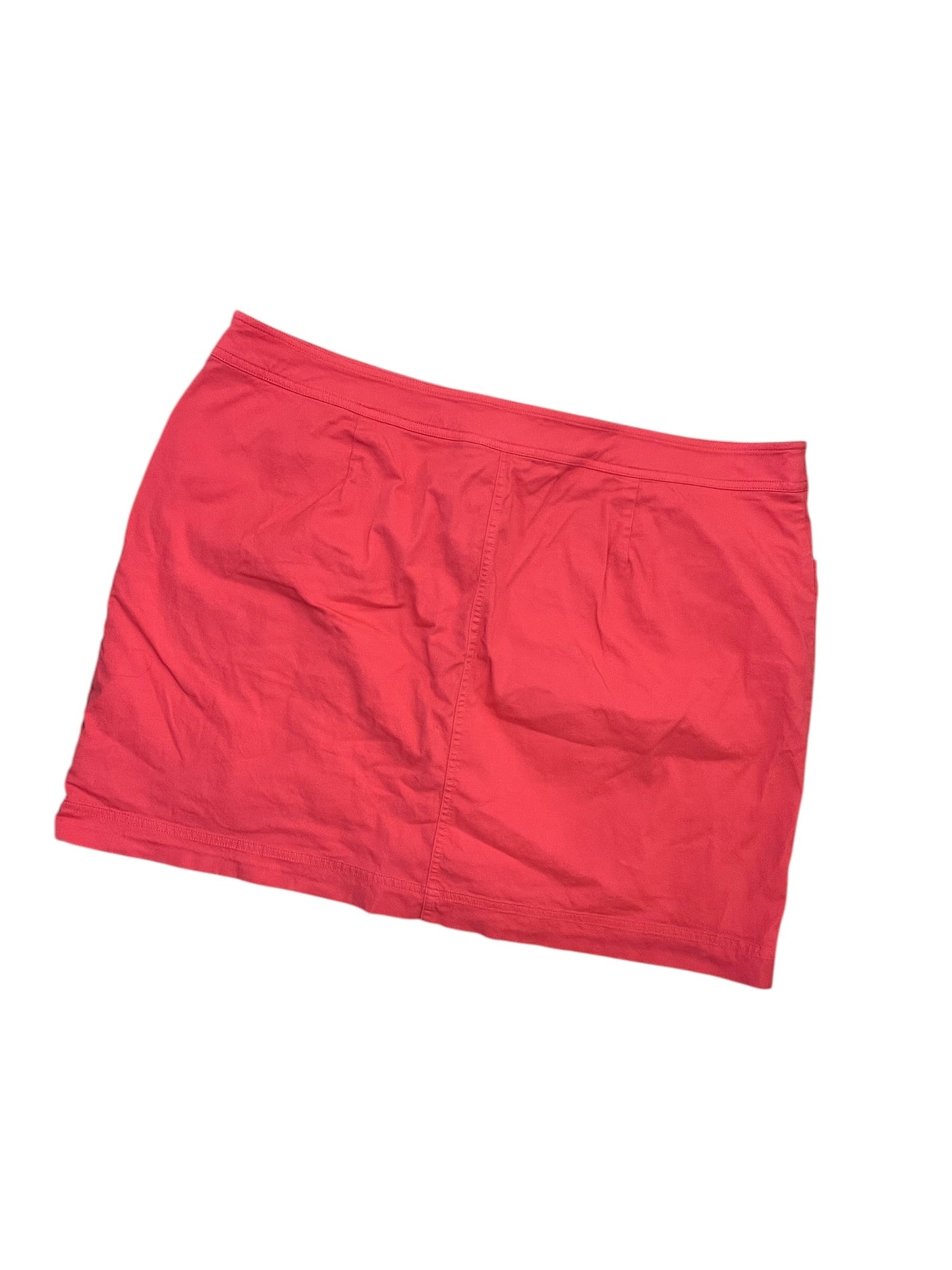 Skirt Mini & Short By Cj Banks In Pink, Size:3X