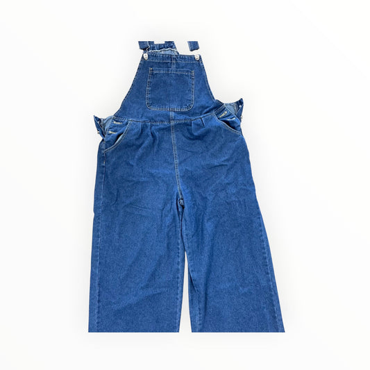 Overalls By Clothes Mentor In Blue Denim, Size:Xl