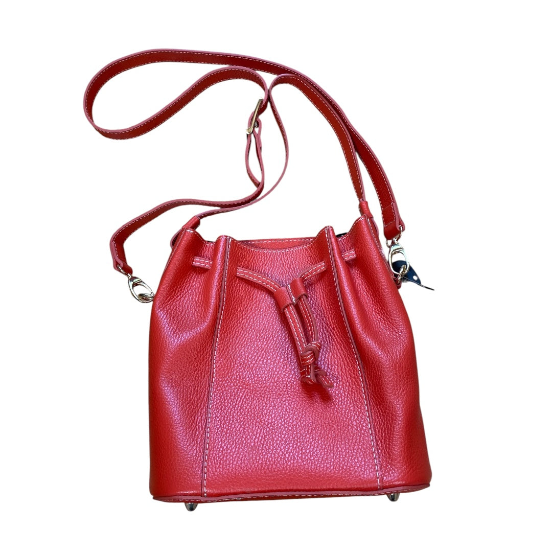 Handbag Leather By Cmb In Orange, Size:Medium