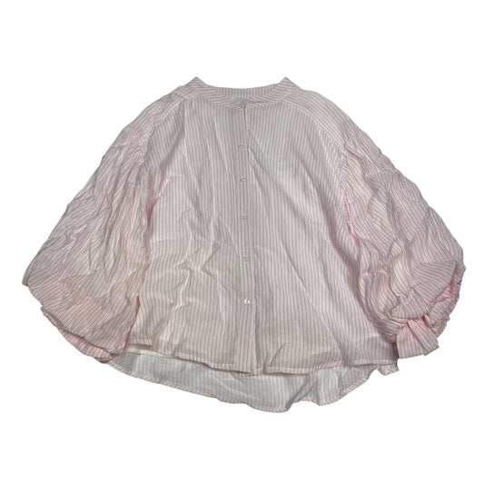 Top 3/4 Sleeve By Fate In Pink & White, Size:S