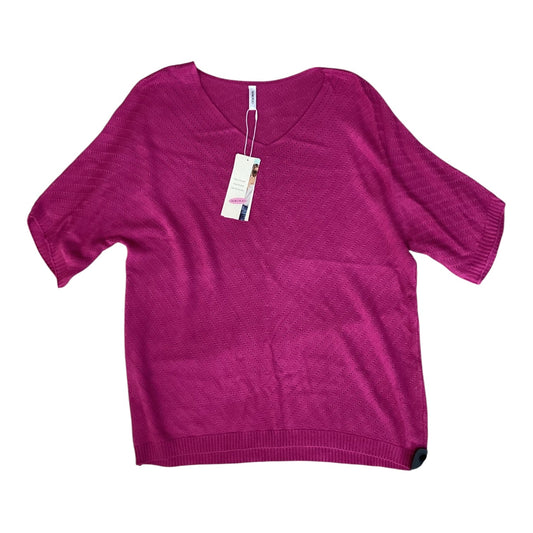 Sweater By Clothes Mentor In Pink, Size:2X