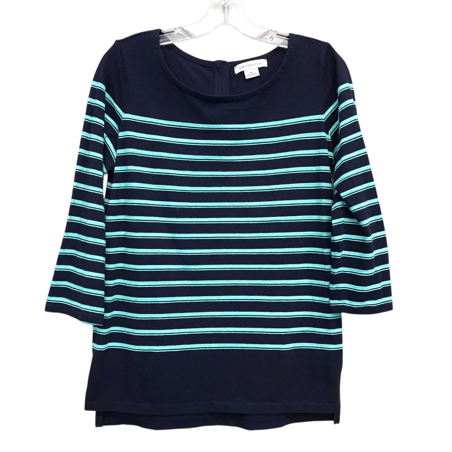 Top Ls By Liz Claiborne In Striped Pattern, Size:M
