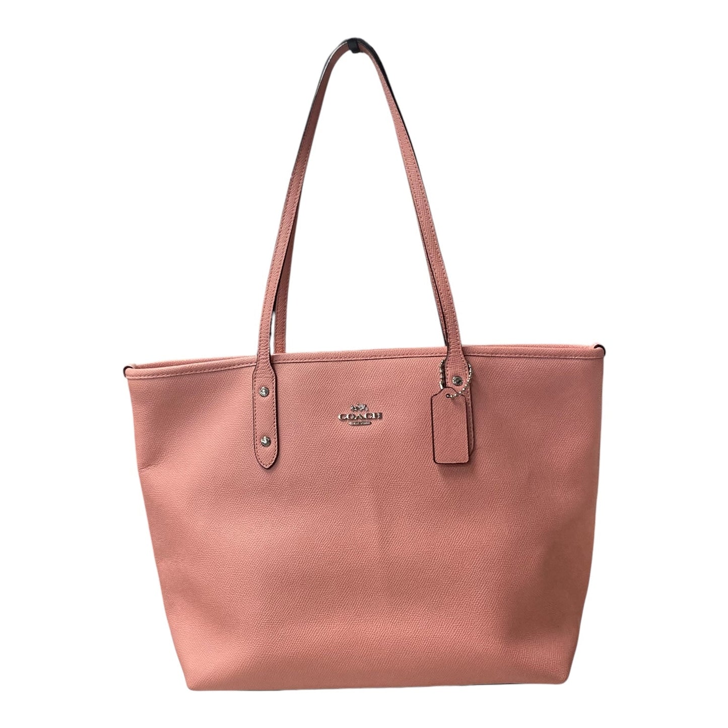 Handbag Designer By Coach In Pink, Size:Large
