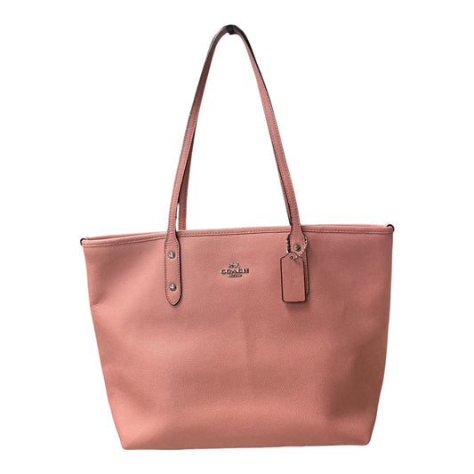 Handbag Designer By Coach In Pink, Size:Large