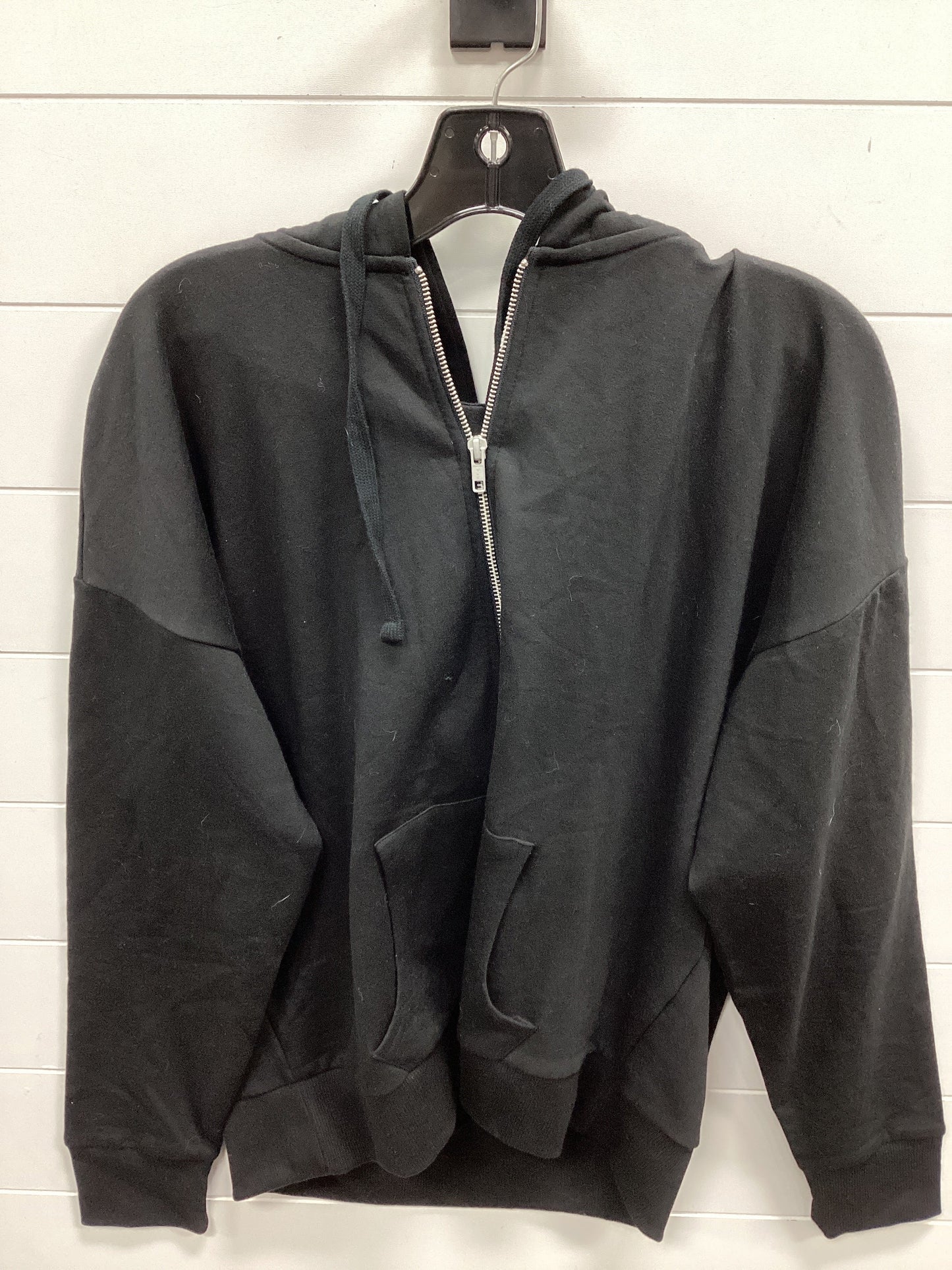 Sweatshirt Hoodie By Time And Tru In Black, Size:Xl