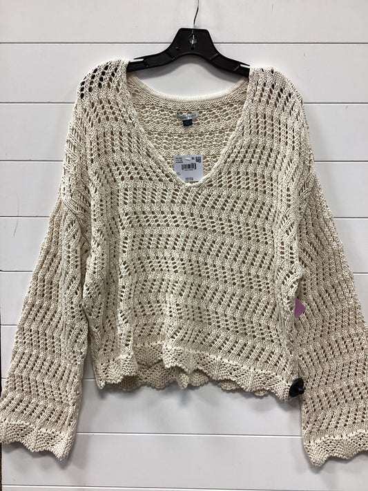 Top Ls By American Eagle In Cream, Size:L