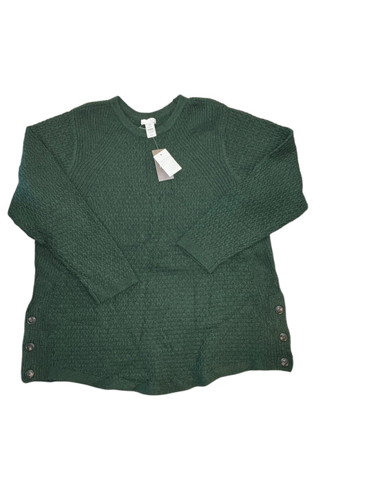 Sweater By J. Jill In Green, Size:1X