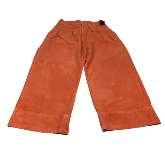 Pants Wide Leg By Free People In Orange, Size:4