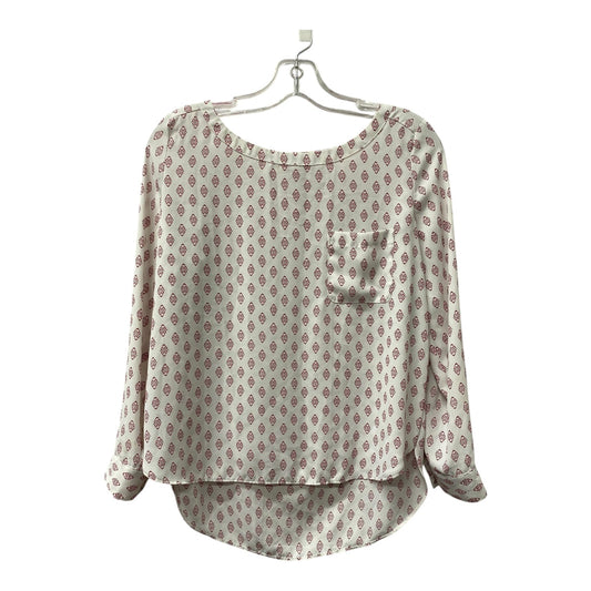 Top Ls By Loft In Red & White, Size:Sp