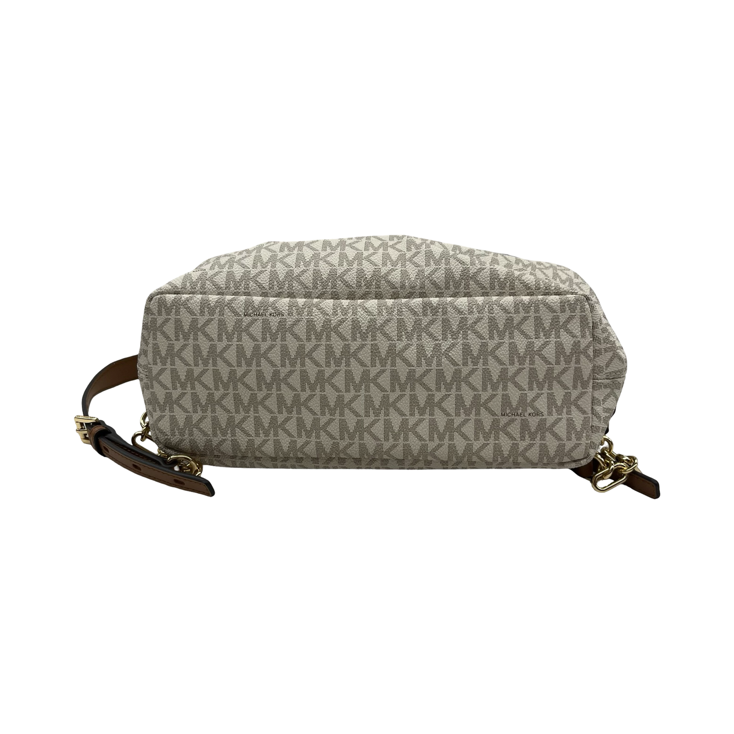 Backpack Designer By Michael Kors In Cream & Tan, Size:Medium