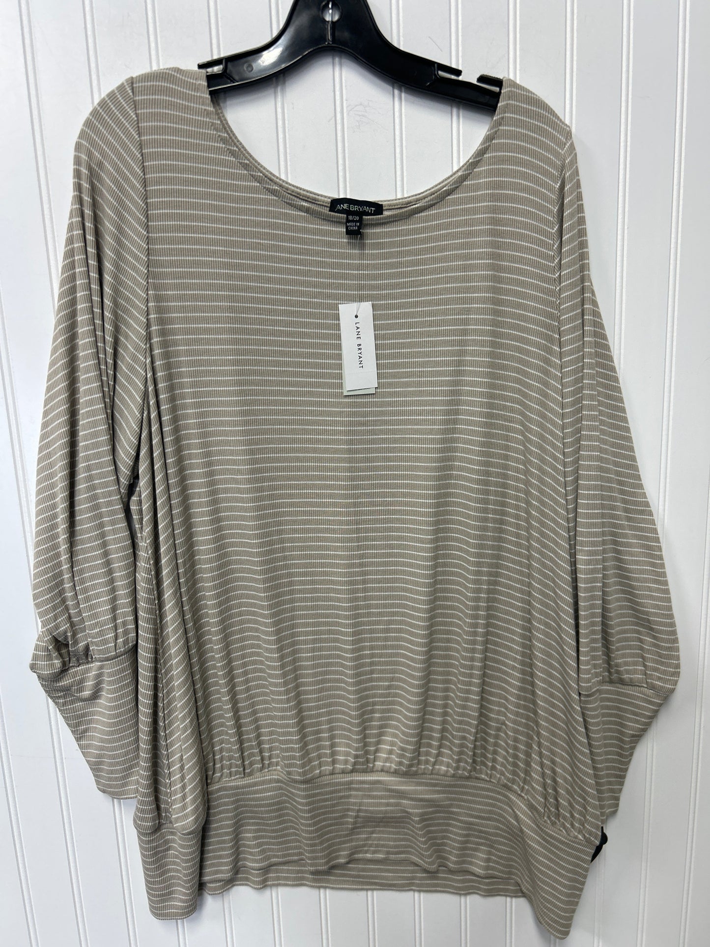 Top Ls By Lane Bryant In Cream, Size:1X