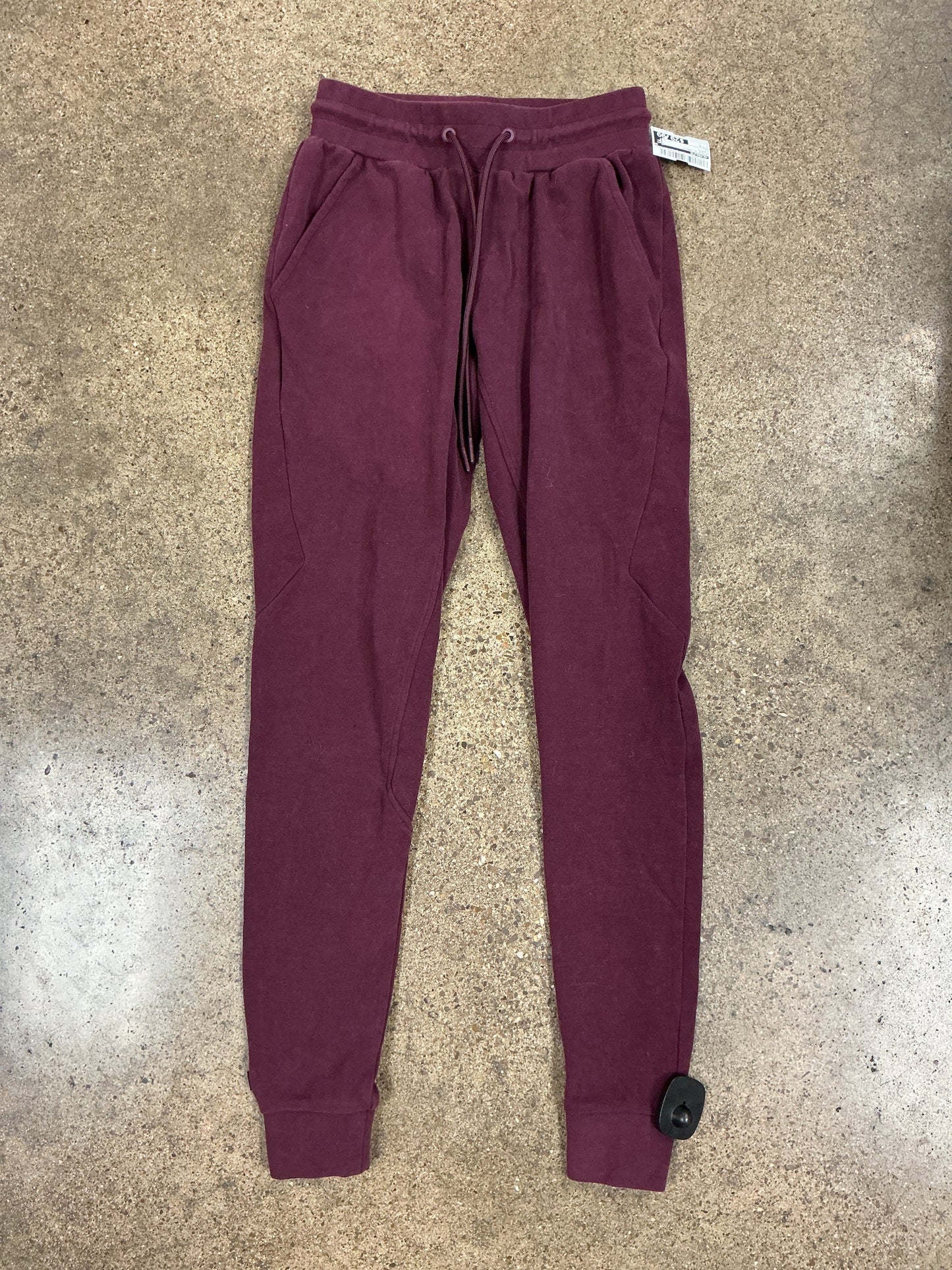 Athletic Pants By Alphalete In Maroon, Size:S