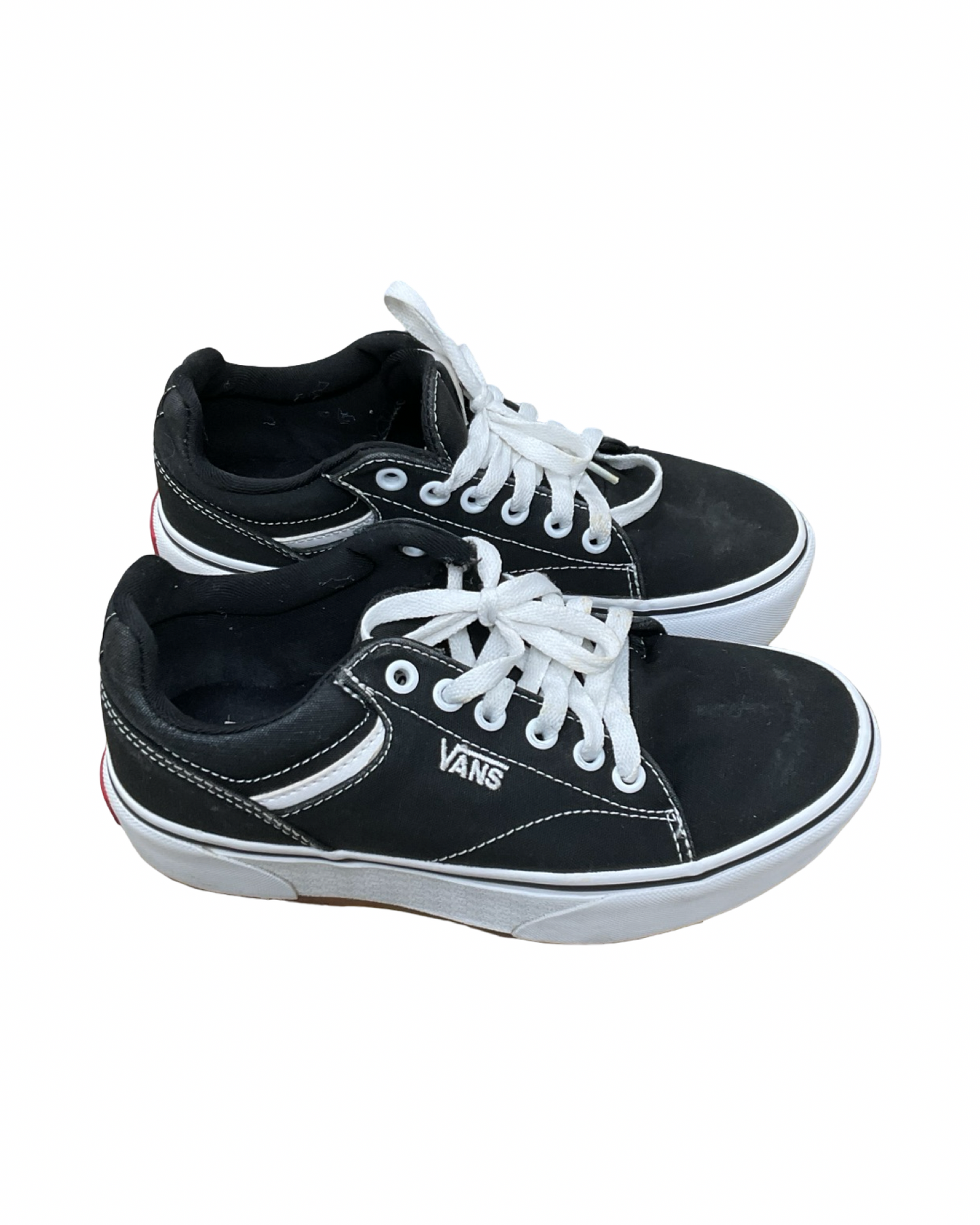 Shoes Sneakers By Vans In Black & White, Size:6