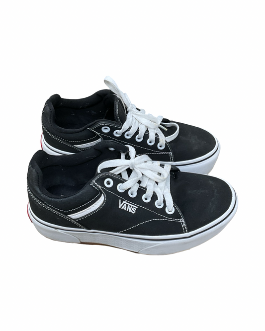 Shoes Sneakers By Vans In Black & White, Size:6