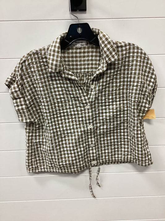 Top Ss By Madewell In Green & White, Size:Xs