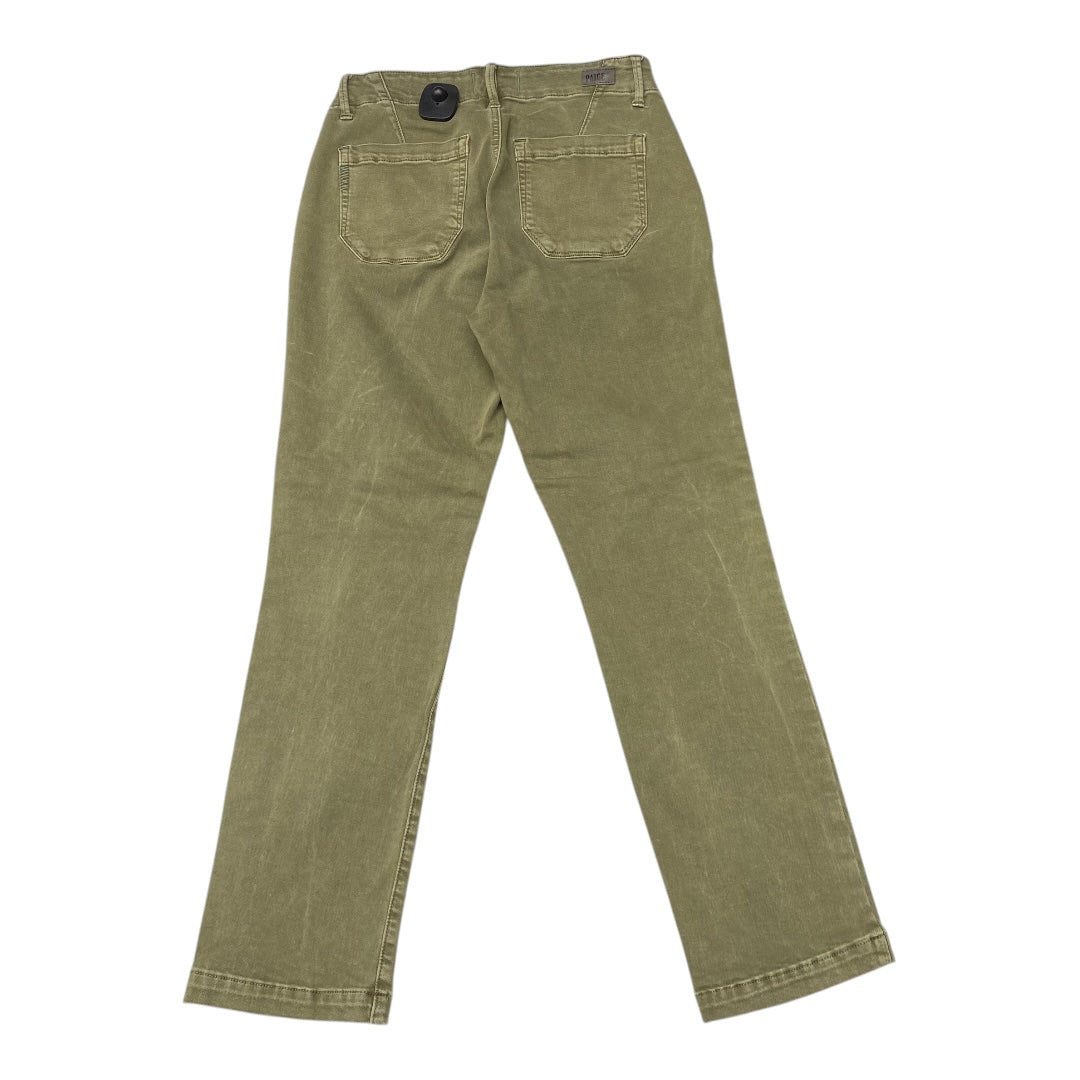 Jeans Straight By Paige In Green, Size:2