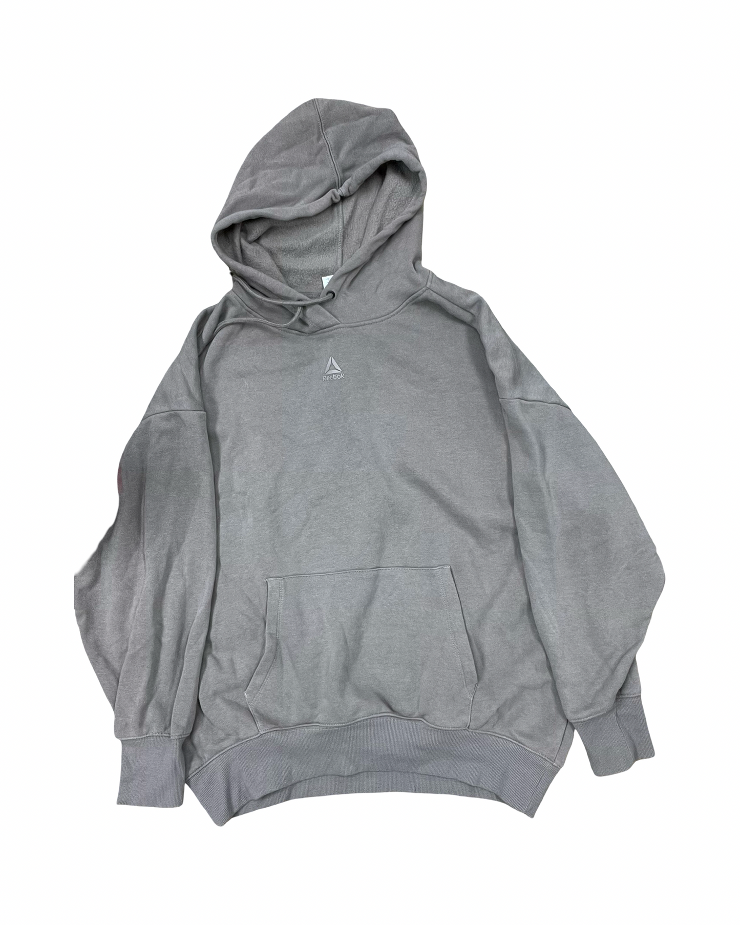Sweatshirt Hoodie By Reebok In Tan, Size:M