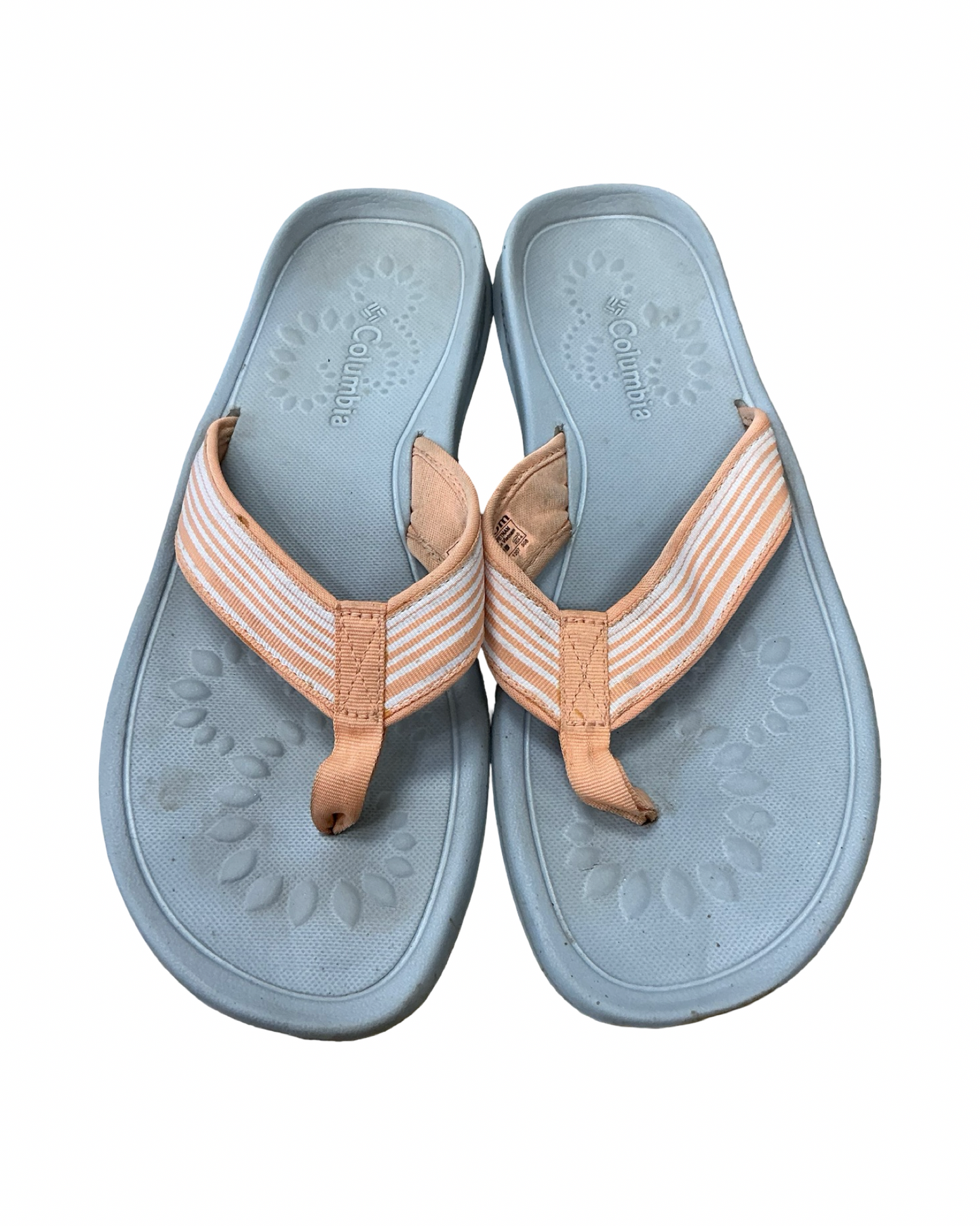 Sandals Flip Flops By Columbia In Orange, Size:10
