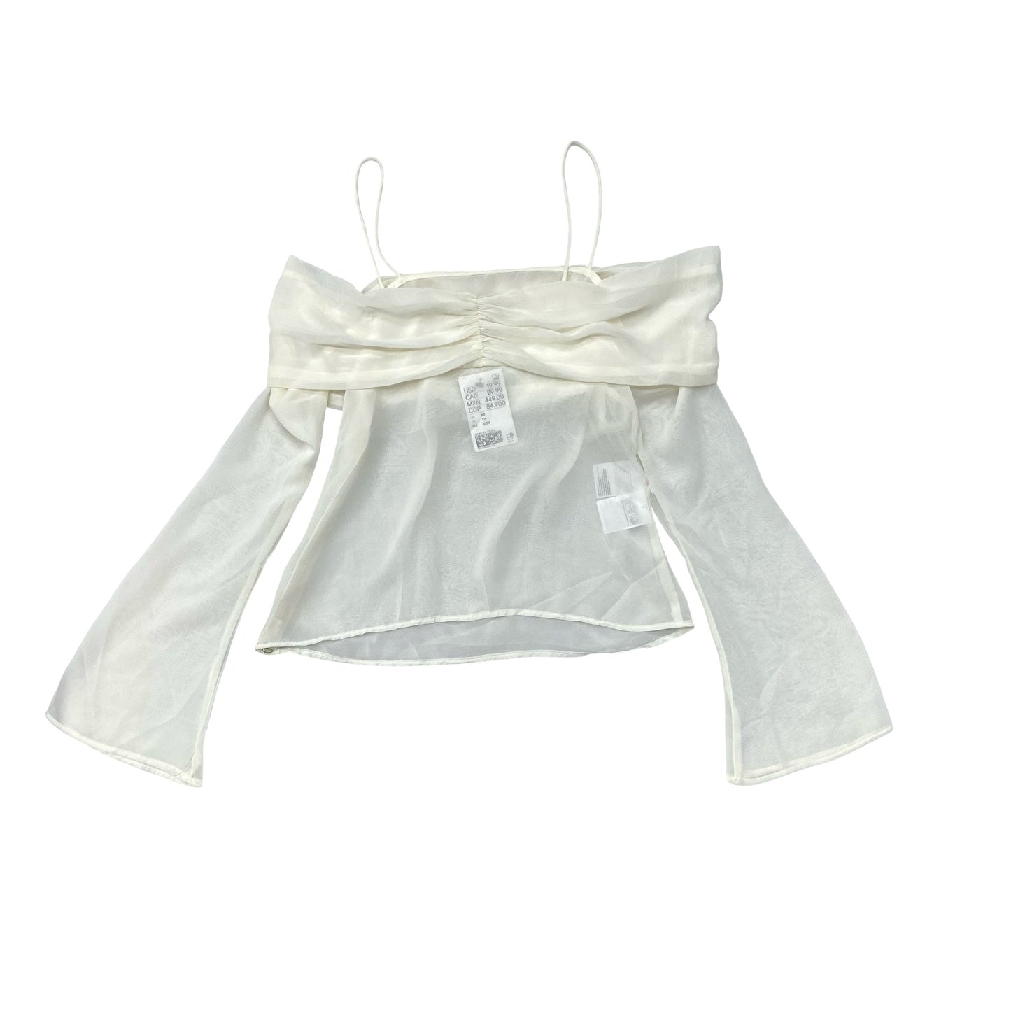 Top Ls By Divided In Cream, Size:Xs