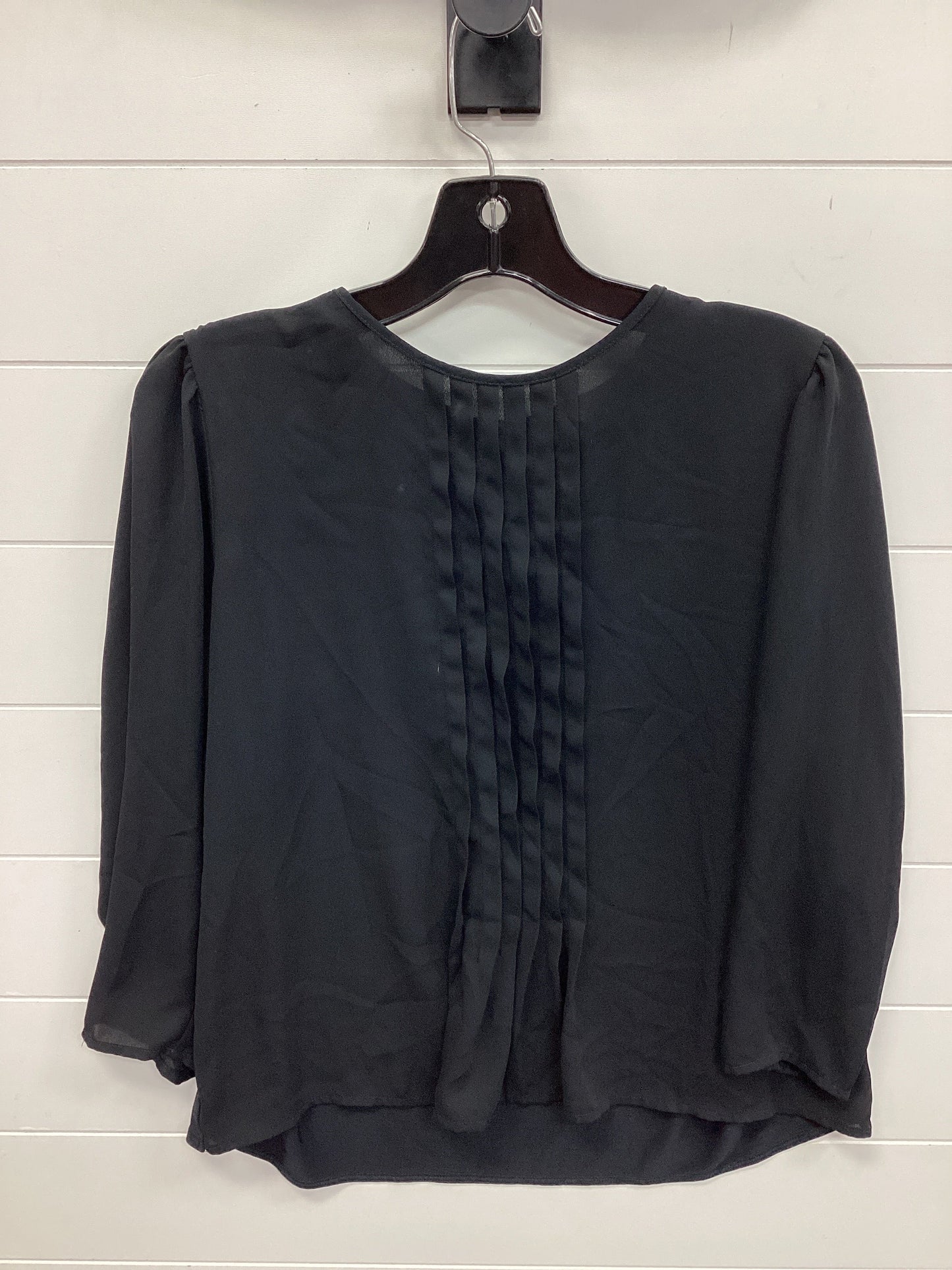 Top Ls By Ann Taylor In Black, Size:Lp