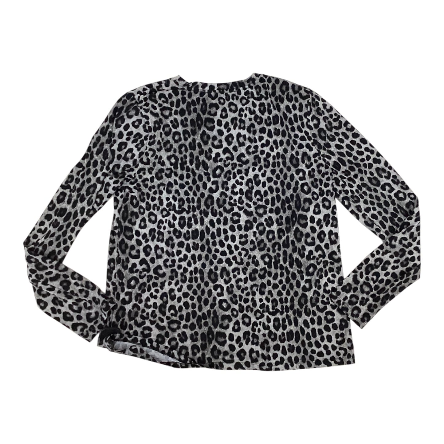 Top Ls Designer By Michael Kors In Animal Print, Size:L