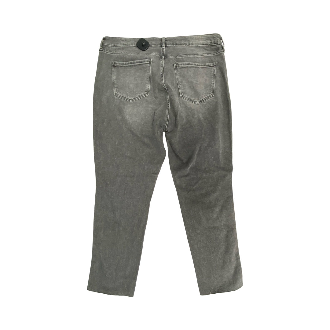Jeans Straight By Old Navy In Grey, Size:16