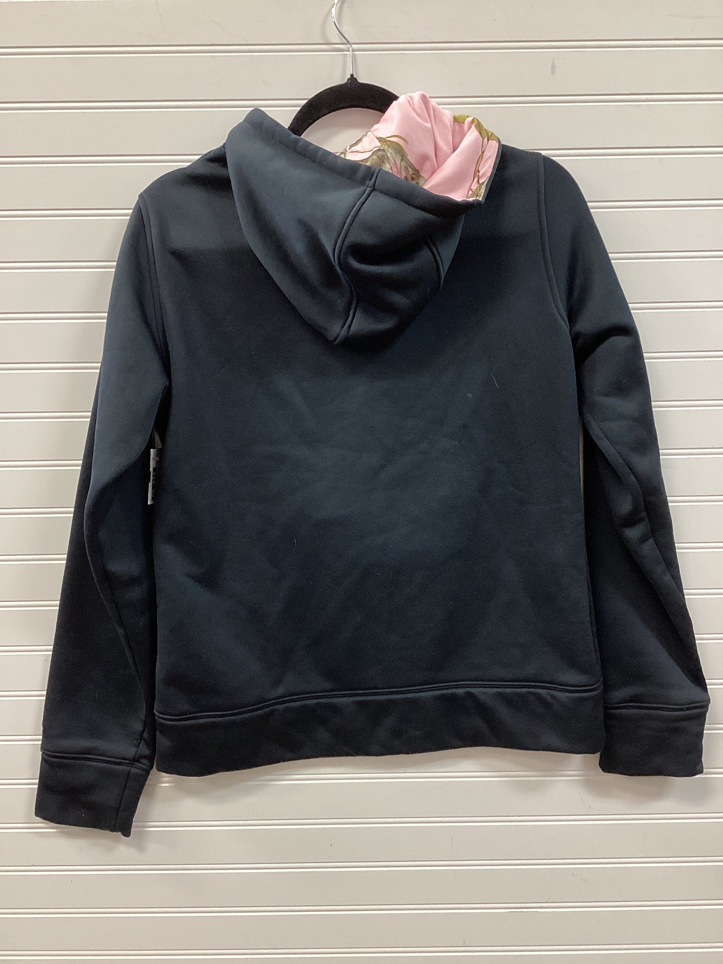 Athletic Sweatshirt Hoodie By Under Armour In Black, Size:M
