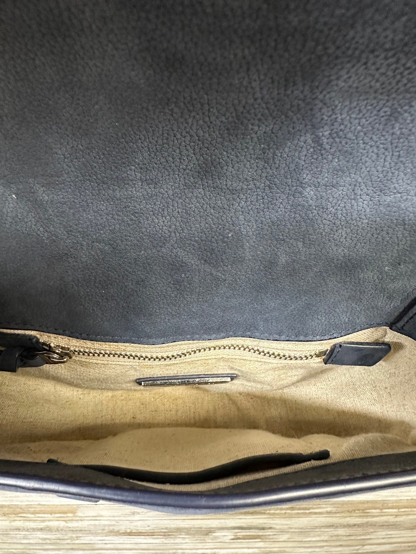 Crossbody Designer By Tory Burch In Navy, Size:Small