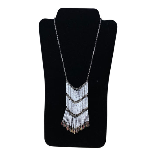 Necklace Other By Cme In White & Silver