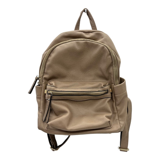 Backpack By Clothes Mentor In Tan, Size:Medium