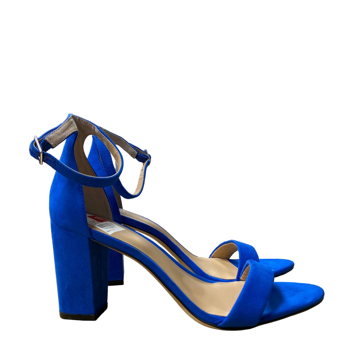 Sandals Heels Block By Inc In Blue, Size:10