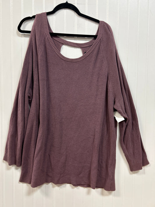 Sweater By Torrid In Purple, Size:4X