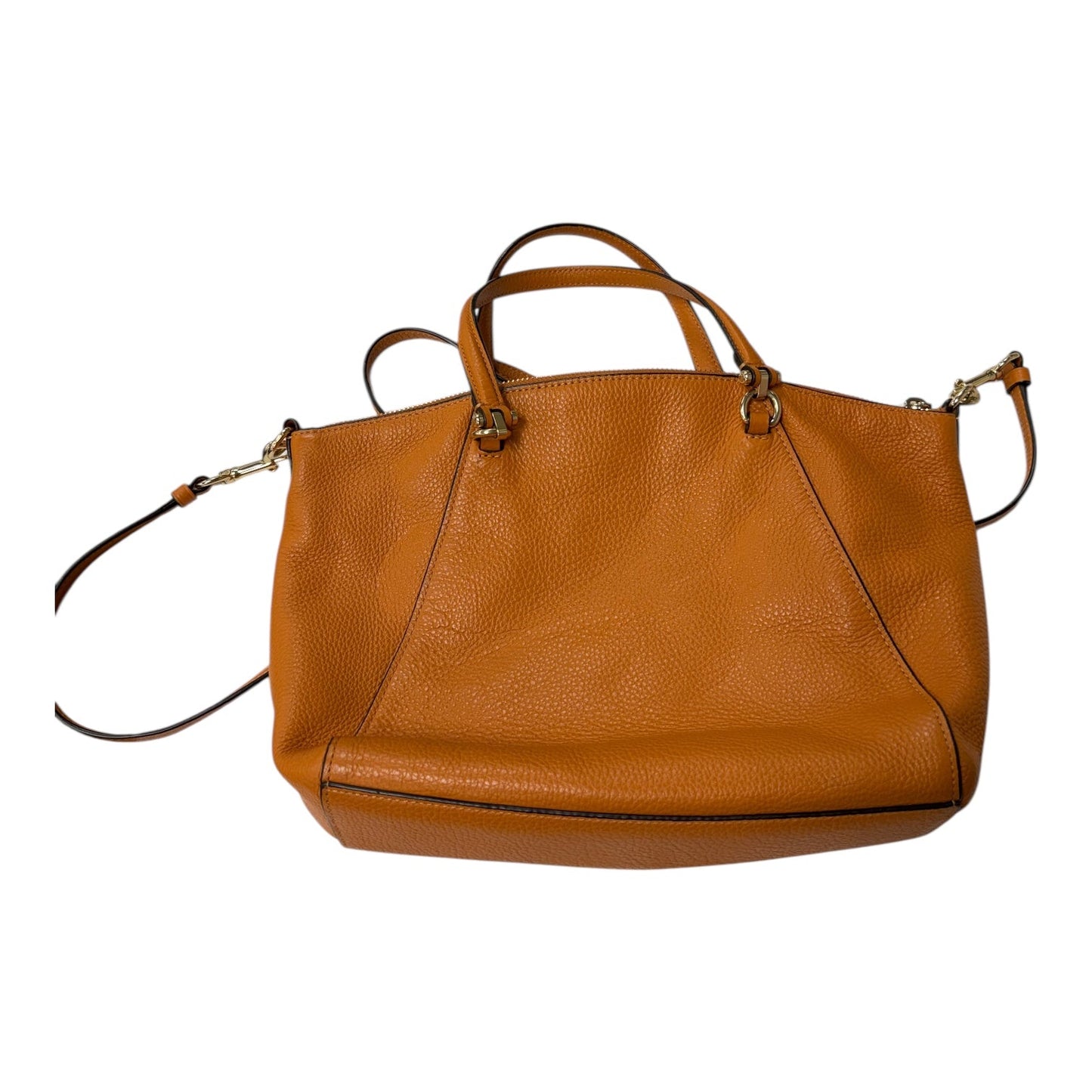 Handbag Designer By Coach In Orange, Size:Medium