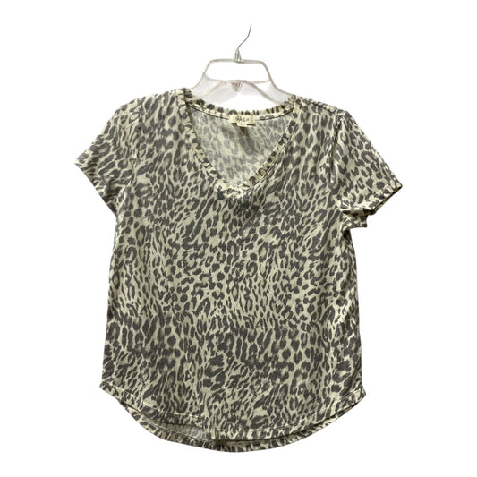 Top Ss By Style And Company In Cream & Grey, Size:Sp