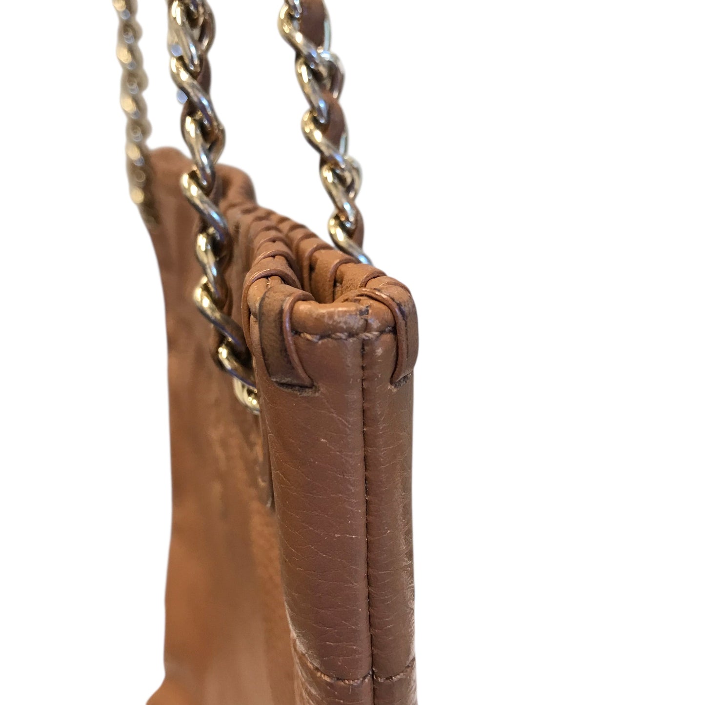 Handbag Designer By Tory Burch In Brown, Size:Medium