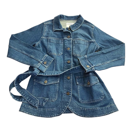 Jacket Denim By Old Navy In Blue Denim, Size:S