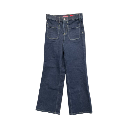 Jeans Wide Leg By Spanx In Blue Denim, Size:S